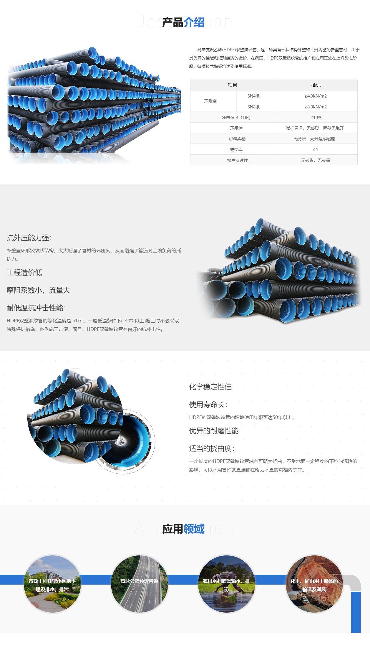 云南希鋮環(huán)?？萍加邢薰綡DPE雙壁波紋管